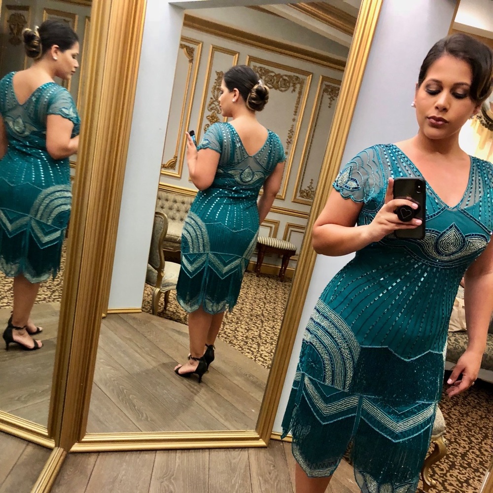 Teal dress worn once!